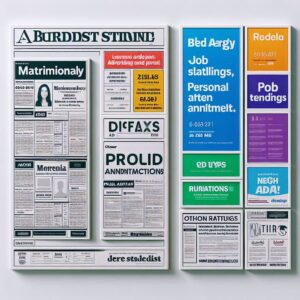 display classified ads